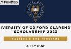 Fully Funded 2023 Clarendon Scholarship