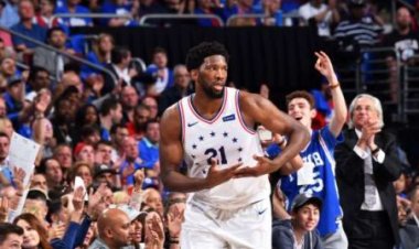 [VIDEO]: Joel Embiid channels his inner Ronaldinho at Sixers media day