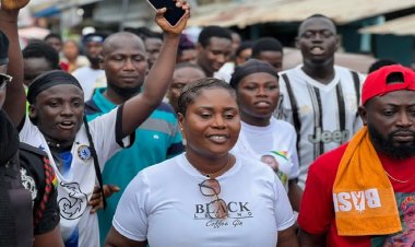 Hundreds join Jomoro MP in the West FM-Charger Limited healthwalk