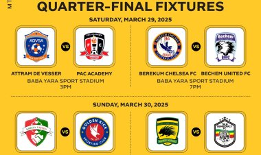 ACCRA: FA CUP QUARTER-FINAL MATCHES